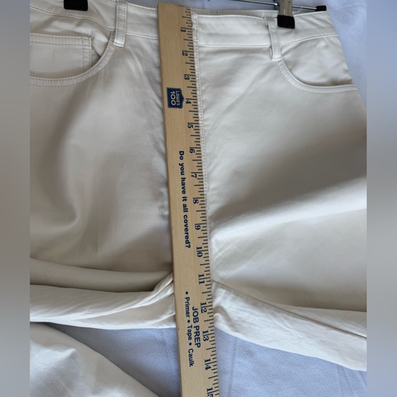 Wilfred Aritzia Wilfred The Melina Pant High-waisted Vegan Leather Cream Small - Picture 10 of 10